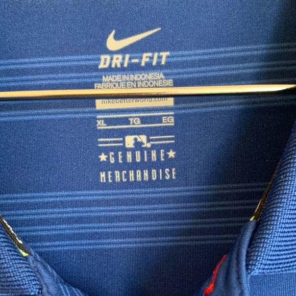 Like New! Texas Rangers Nike Royal Blue Men's Polo Shirt - Picture 5 of 5